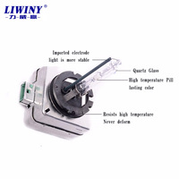Kit de conversion Liwiny 12V 35W Xénon D3S HID pour ampoules de phare de voiture D1S D1R D2S D2R D3R D4S 3000K 4300K 5000K 6000K 8000K