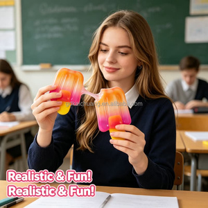 Boîte mystère de jouets anti-stress à presser, doux, élastiques et lisses, en forme de crème glacée, pour l'été, idéal comme cadeau pour enfants et adultes, pour le voyage et le jeu de poche - Product Image 3