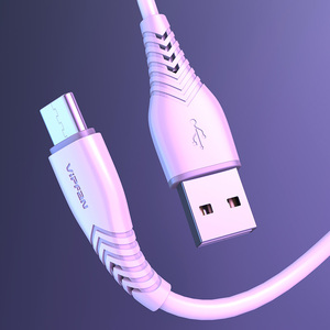 Ipfan-tres tipos de conectores de cable de datos <span class=keywords><strong>USB</strong></span> V8 <span class=keywords><strong>micro</strong></span>, producto puntual de material de PVC de 1m y 1,8 m - Product Image 2