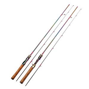 <span class=keywords><strong>Ensemble</strong></span> de canne à pêche en eau douce et moulinet offshore pas cher, avec poignée rotative, canne à truite en carbone - Product Image 5