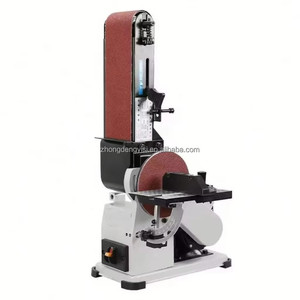 Ponceuse à bande et disque électrique pour le travail du bois, 450W, qualité industrielle, avec bande de 4 po de largeur et disque de 9 po, idéale pour le bricolage - Product Image 4