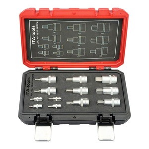 ชุดเครื่องมือไต้หวันชุดซ็อกเก็ตหกเหลี่ยม12ชิ้น1/2 "ดร. 1/4 "ดร. เครื่องมือช่าง OEM ODM - Product Image 1