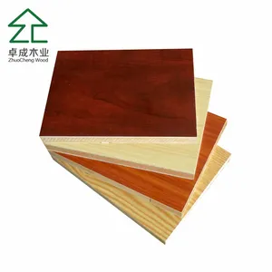 Pine, Hard Wood or Falcata Core White Melamine Blockboard/Block Board for Cabinet