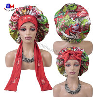 Bonnet en Satin Soyeux de Luxe pour Cheveux, de Créateur, Vente en Gros, Bonnets de Nuit Personnalisés pour Femme