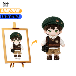OEM ODM Custom Cotton 20cm Plush Idol Doll Custom Anime Plush Doll <b>Stuffed</b> <b>Toys</b> Plush Korea Kpop Star Doll Plush <b>Toy</b> - Product Image 1