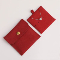 Sac d'emballage de bijoux en microfibre avec Logo imprimé personnalisé pour boucles d'oreilles et colliers