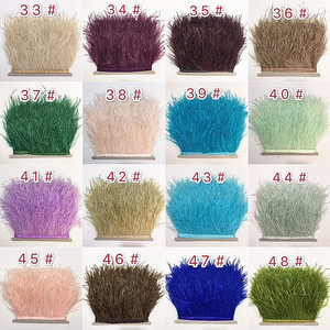 Trang Trí Tua Rua Lông Đà Điểu Nhuộm Nhiều Màu Giá Rẻ Chất Lượng Cao Bán Sỉ Từ Nhà Máy 8-15Cm - Product Image 2