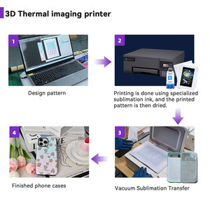 Imprimante numérique mini 3D, presse à chaud par sublimation sous vide, 1200W, 130 ℃   Kit de personnalisation de coques de téléphone pour les magasins de détail - Product Image 5