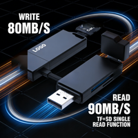 Lector de Tarjetas SD y TF OTG Externo Todo en Uno, USB 3.2 Gen1 de Alta Velocidad, Adaptador Convertidor Multi-Slot 2 en 1 para Teléfono Móvil