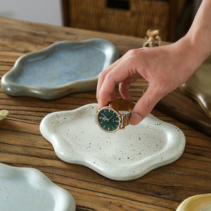 Ins Simple <span class=keywords><strong>Plateau</strong></span> De Rangement Argent Céramique Nuage Snack Assiette Vintage Décoratif Bijoux <span class=keywords><strong>Plateau</strong></span> pour Hôtel Ménage <span class=keywords><strong>Table</strong></span> De Bureau - Product Image 4