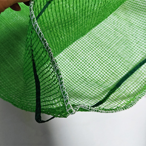 Sac en filet circulaire rouge pour l'emballage des oignons et de l'ail - Product Image 2