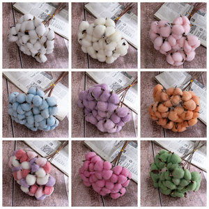 MW65501 Artificial Dried <strong>Cotton</strong> <strong>Stems</strong> <strong>Cotton</strong> Boll for Home Decor Centerpiece Housewarming Wedding DIY Bridal Bouquet - Product Image 5