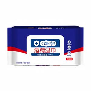 Jue Nuo <b>Disinfecting</b> <b>Wipes</b> 75 Alcohol Large Thick For Home Office Travel Cleaning 80 Count - Product Image 3