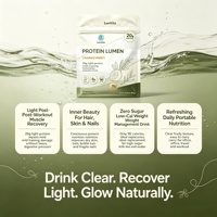 Proteína en Polvo Transparente OEM, Sabor Personalizado, 20g de Proteína por Porción con Colágeno y Enzimas, Sin Azúcar, para el Mercado de Fitness y Belleza