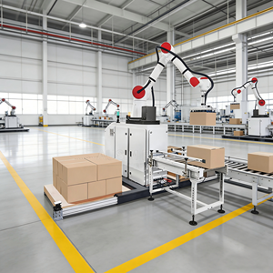 Cobots d'élite automatiques à 6 axes pour la palettisation de boîtes en carton pour la livraison express - Product Image 1