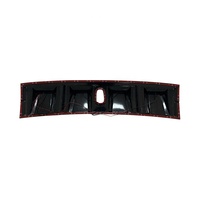 Couverture de toit avant noire mate avec LED blanches pour Toyota Hilux Revo Rocco 2021, accessoires pour Hilux 2015-2021