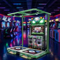 Machine d'arcade de danse 3D somatosensorielle à détection de mouvement, jeu de rythme musical, équipement de jeu de danse à monnayeur pour centre de jeux