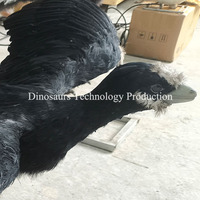 Expositions de microraptors animatroniques personnalisés pour musées intérieurs, musées de dinosaures, décorations de petits modèles