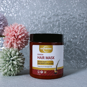 Masque capillaire à l'oignon 250 ml Marque Blanche – Soin nourrissant profond pour le cuir chevelu, répare <span class=keywords><strong>les</strong></span> <span class=keywords><strong>cheveux</strong></span> secs et abîmés, lisse et contrôle <span class=keywords><strong>les</strong></span> frisottis - Product Image 6