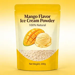 Mélange pour glace molle à la mangue |   Poudre de <span class=keywords><strong>crème</strong></span> <span class=keywords><strong>glacée</strong></span> <span class=keywords><strong>sans</strong></span> produits laitiers facile à utiliser pour les distributeurs automatiques et les magasins |   Vente en gros à faible MOQ - Product Image 6