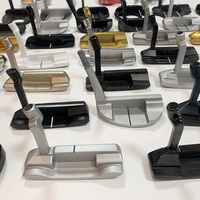 Putter de golf OEM avec face usinée CNC, insert en uréthane, manche en graphite et acier, flex R, pour droitiers, pour hommes et femmes