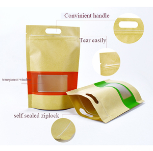 280 micras bolsa de papel de kraft marrón para el paquete de alimentos, bolsa merienda - Product Image 4