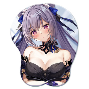 Vigreat Vente en gros Tapis de souris 3D personnalisé One Piece Genshin avec support de poignet et motif imprimé <span class=keywords><strong>Anime</strong></span> et repose-poignets - Product Image 2