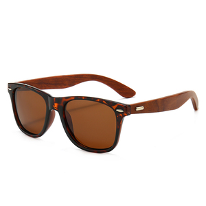 Hot Selling Women Men Wooden Glasses Mirrored Polarized Custom logo <b>Sunglass</b> - Product Image 2