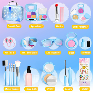 Maquillage d'imitation pour tout-petits, maquillage de jeu pour petites filles, ensemble de maquillage jouet, cadeaux d'anniversaire et de Noël pour princesses, jouets pour fillettes - Product Image 2