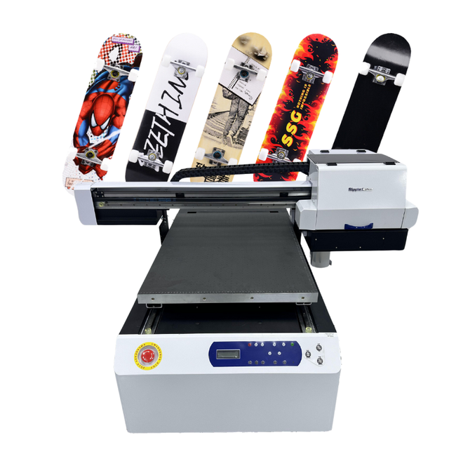Fast-dry Uv Printer Flatbed Durable Effect Uv Printer with Double Xp600 Heads Rotary Uv Printing Machine