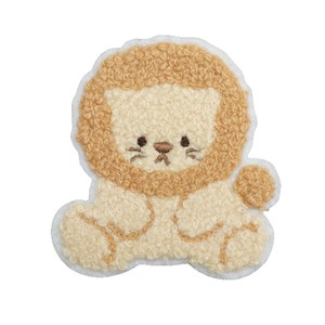 Adesivo de Tecido Bordado em Poliéster com Tema de Urso Cacheado, Patch de Panda Pequeno para Decoração de Bolsas, Etiqueta de Leão Bebê para Passar a Ferro em Roupas - Product Image 5