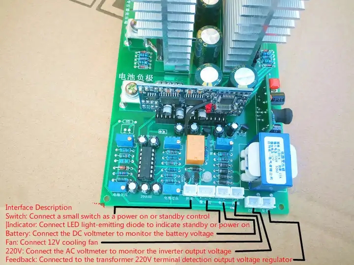 microtek inverter pcb board