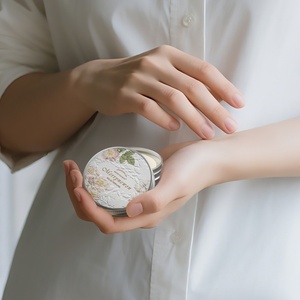 15ml-30ml Aluminum Tin Custom Design Solid Balm Packaging with Sticker Printing Recycled Materials Luxury Cosmetic Jar - Product Image 4