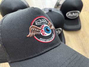 <strong>Von</strong> Sports Cap Custom Embroidered <strong>Dutch</strong> Trucker <strong>Hat</strong> Sunscreen Mesh Waterproof Customizable Logo-for Baseball Outdoor Activities - Product Image 6