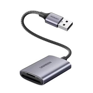Lecteur de <span class=keywords><strong>carte</strong></span> <span class=keywords><strong>SD</strong></span> USB CM401 UGREEN USB 3.0 vers adaptateur <span class=keywords><strong>Micro</strong></span> <span class=keywords><strong>SD</strong></span> en aluminium, lecteur de <span class=keywords><strong>carte</strong></span> mémoire externe portable multi 2 en <span class=keywords><strong>1</strong></span> - Product Image 1