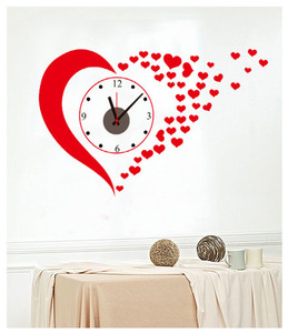 Horloge murale numérique moderne en acrylique, sans cadre, silencieuse, style nordique, pour la décoration de la maison, du salon, de la chambre, autocollants miroir muraux - Product Image 6
