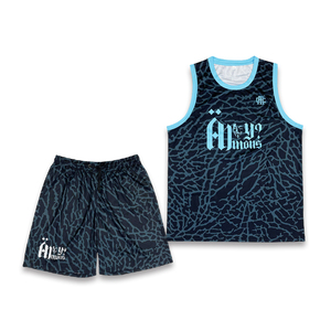 Ensemble de maillots de basket-ball personnalisés Conception à séchage rapide Uniforme de basket-ball d'équipe bon marché par sublimation - Product Image 1
