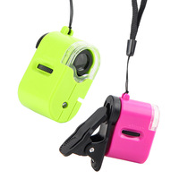 Microscopio de Bolsillo Portátil 120X con Luz UV, Lupa para Joyería y Electrónica de Consumo