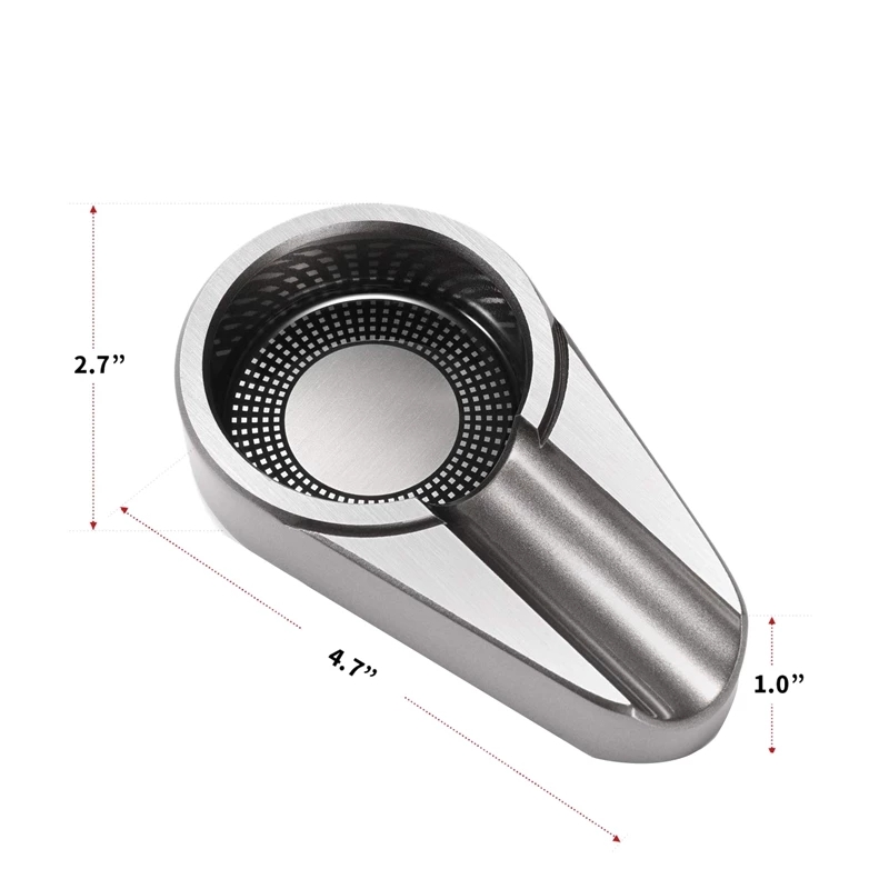 Металлическая пепельница, пепельница для сигар CiTree, пепельница для путешествий для сигар