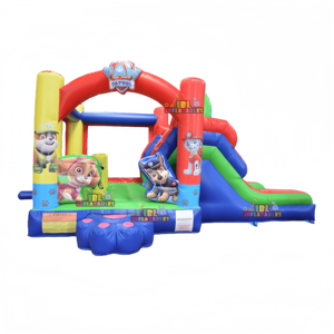 Tobogán Inflable Comercial con Diseño <span class=keywords><strong>de</strong></span> Patas <span class=keywords><strong>de</strong></span> Cachorro, Castillo Inflable Combinado con Tobogán para Fiestas <span class=keywords><strong>de</strong></span> Cumpleaños Infantiles - Product Image 5