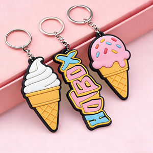 Porte-clés en PVC personnalisé, design sur mesure, en caoutchouc souple 3D, silicone, polyvinyle chlorure, résistant aux déchirures, lavable - Product Image 6