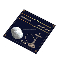 Feuille de narguilé personnalisée 20/30 microns feuille d'aluminium pour shisha papier d'aluminium pour narguilé au charbon de bois