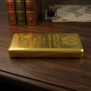 Lingote de Oro Personalizado <span class=keywords><strong>para</strong></span> Inversión, Adorno Metálico con Temática de Ángel, Ladrillo de Oro Simulado Bañado en Oro con Logotipo, <span class=keywords><strong>Dinero</strong></span> Ficticio del Reino Unido - Product Image 4