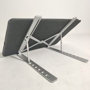 Nuevo Soporte Plegable Ajustable de Aluminio Plateado para Laptop, con 7 Ángulos, Compatible con Laptops de 10 a 18 Pulgadas, Premium Comfort - Product Image 6