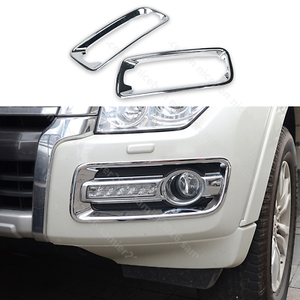 WZXD 2015 2016 2017 2019 Cache de phare antibrouillard avant chromé pour Pajero - Product Image 2