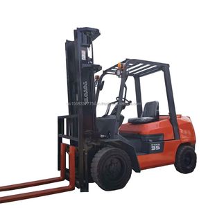 Used Diesel TOYOTA <b>Forklift</b> 3 Tons 4.5 Meters <b>Forklift</b> <b>Forklift</b> with Three Stages and Side Shift - Product Image 1