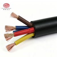 Câble en cuivre résistant aux intempéries, haute résistance, basse tension 450/750V, ignifuge V-0, pour la construction de bâtiments, avec isolation en caoutchouc