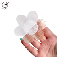 Cache-tétons en silicone imperméables en forme de fleur, patchs mammaires adhésifs doux pour la peau, coussinets de soutien-gorge sans bretelles pour mariages