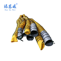 Conduit d'air extérieur flexible d'isolation thermique à haute température de protection thermique de PVC de 16''400mm pour des applications industrielles