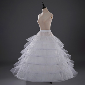 <span class=keywords><strong>Abito</strong></span> da sposa <span class=keywords><strong>lungo</strong></span> sei cerchi in acciaio da sposa morbido velo cintura super soffice <span class=keywords><strong>sottoveste</strong></span> per la sposa - Product Image 2